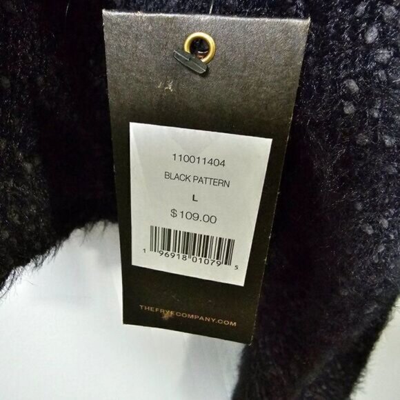 NWT FRYE NORDIC CREW NECK SEMI CROPPED PULLOVER SWEATER - Picture 13 of 15